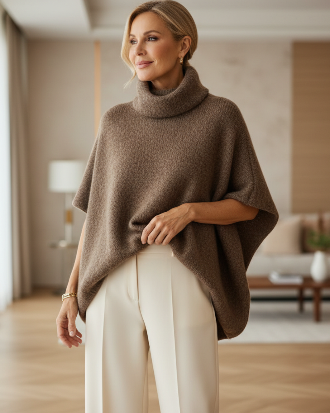 Elena Poncho Sweater