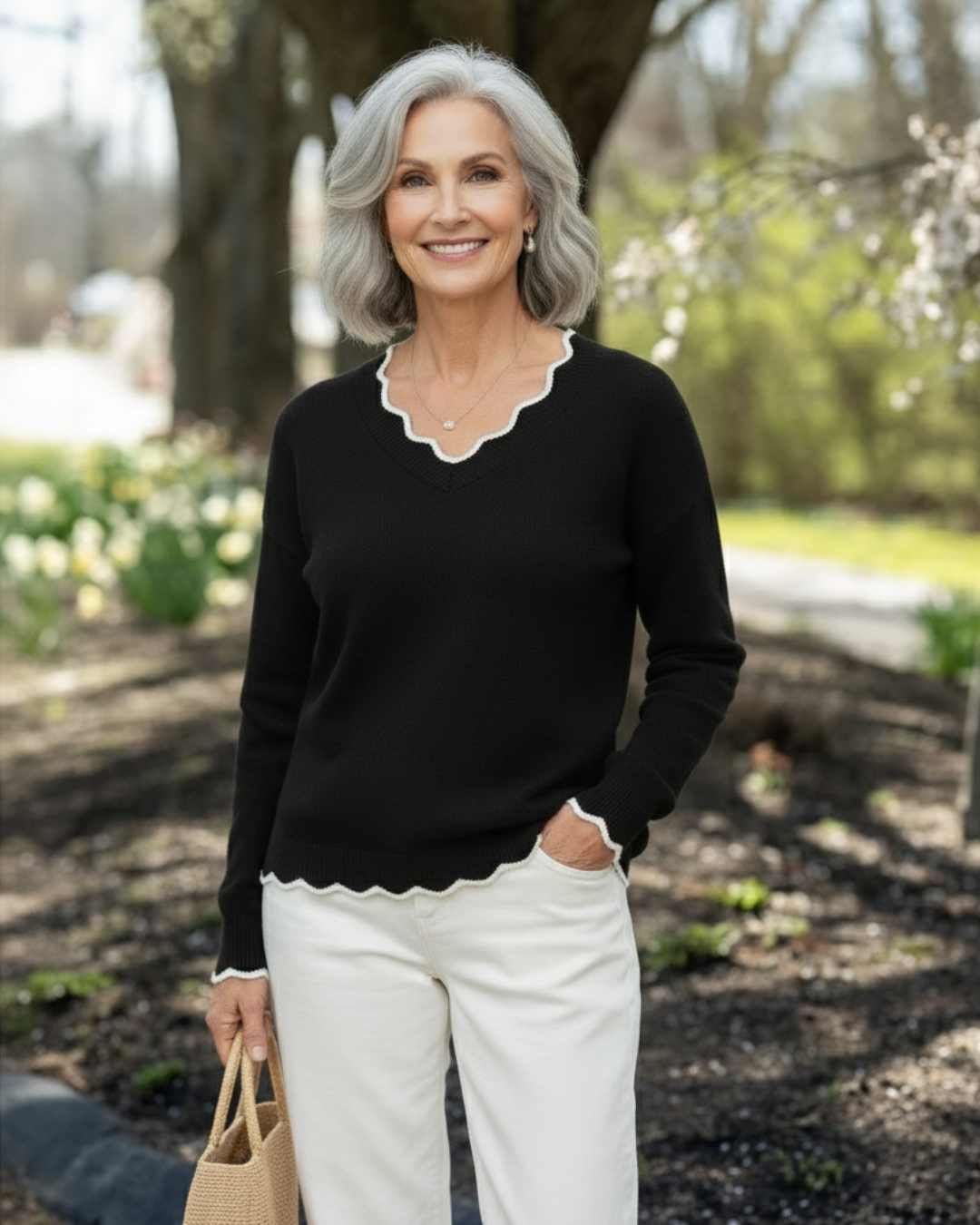 Clara Scallop Sweater