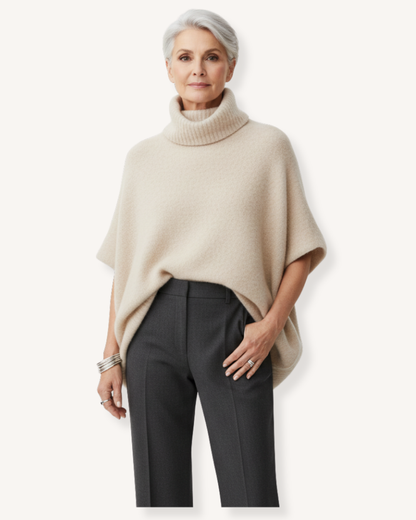 Elena Poncho Sweater