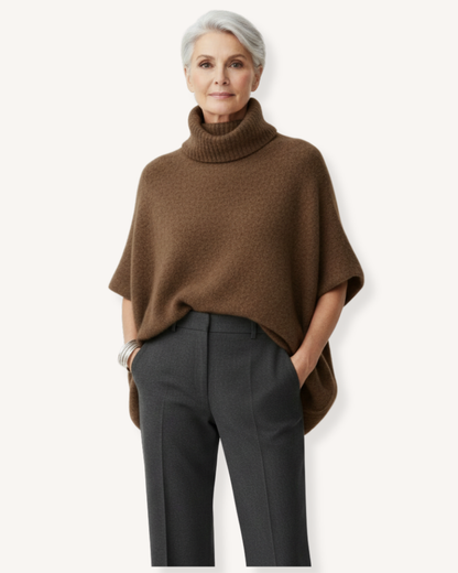 Elena Poncho Sweater