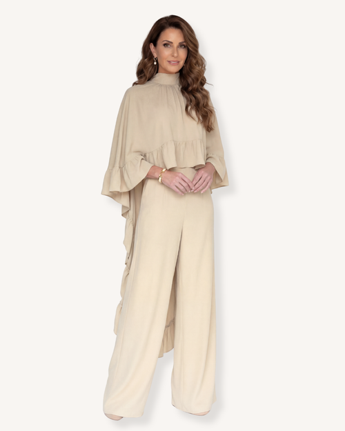 Alessia Draped Palazzo Set
