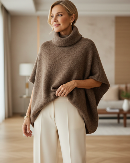 Elena Poncho Sweater