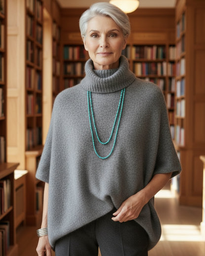 Elena Poncho Sweater