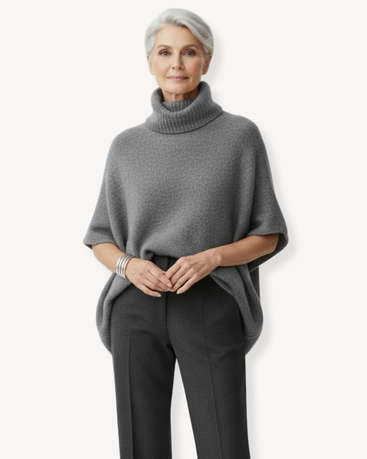 Elena Poncho Sweater